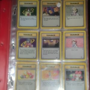 Pokémon Trainer Cards Binder - 1998-2002